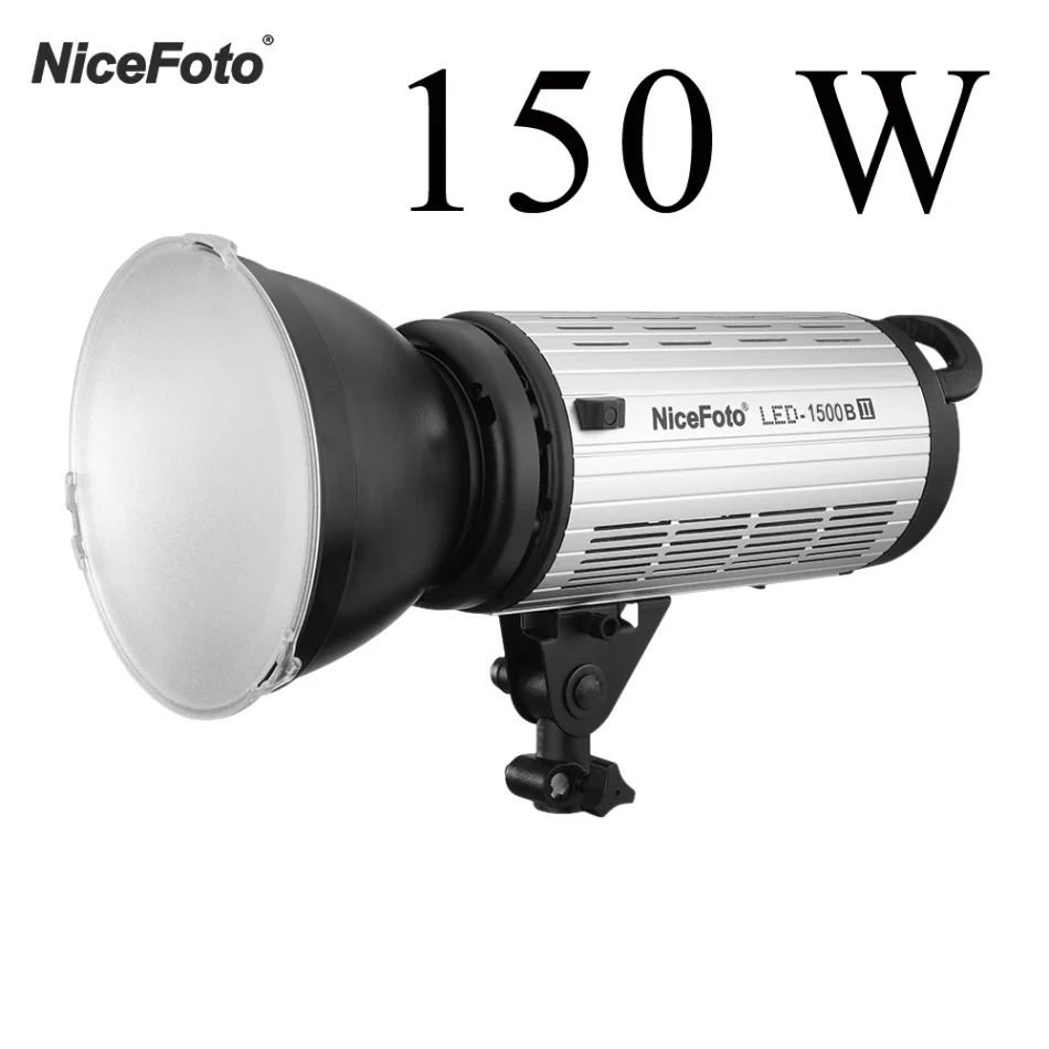 NiceFoto светодиодный-1500B II/светодиодный-2000B II 150 Вт/200 Вт Светодиодный светильник для фотографии 3200 K-5500 K CRI 95+ светодиодный светильник для видео заполняющий BT APP светильник - Цвет: 3300 К