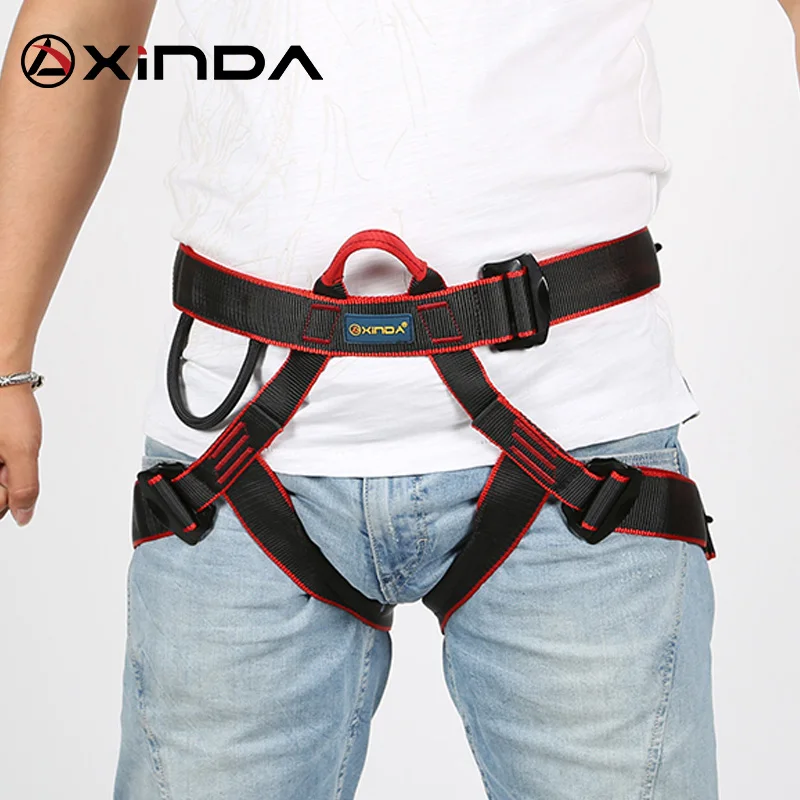 XINDA профессиональный открытый спортивный жгут скалолазание половина тела жгут талии поддержка безопасности ремень безопасности защитное оборудование