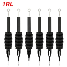 OPHIR 6 шт./лот 1RL стерильные одноразовые колпачки для татуажа иглы наконечники и трубки 3/4 Grip_TA110(1RL)-6x