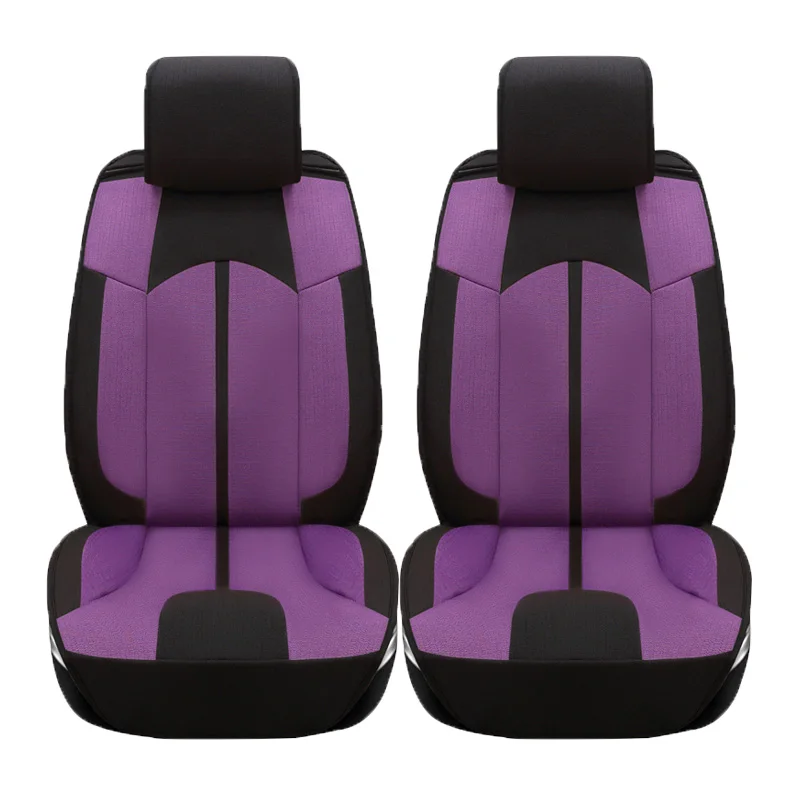 

2 Pcs Linen car seat covers For Lifan X60 X50 320 330 520 620 630 720 black/red/beige/gray/purple car accessories auto styling