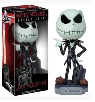 

The Nightmare Before Christmas Jack Wacky Wobbler Bobble Head PVC Action Figure Collection Toy Doll 16cm