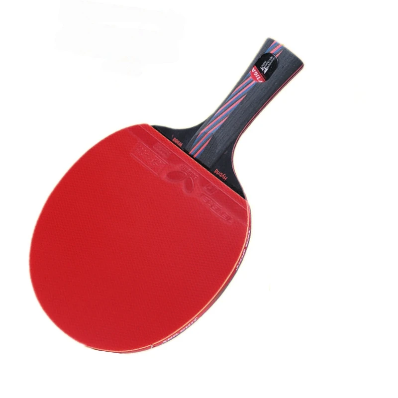 7 free gift Hybrid Wood 9.8 Brand Quality Table tennis racket Ddouble face Pimples-in blue rubber Ping Pong Racket tenis de mesa