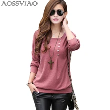 2019 tee shirt femme fashion O-neck tshirt women casual loose bat sleeve cotton T-shirt winter tops plus size t 5XL