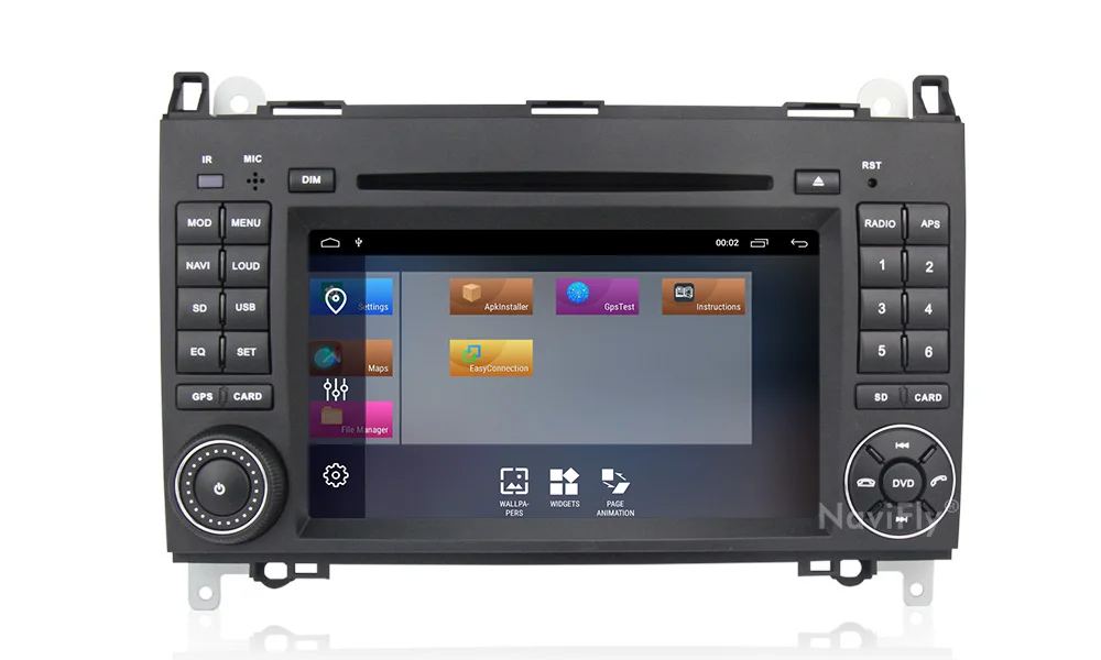 Perfect Navifly Android9.1 RDS OBD2 DAB Car Multimedia player For Mercedes Benz B200 A B Class W169 W245 Viano Vito W639 Sprinter W906 16