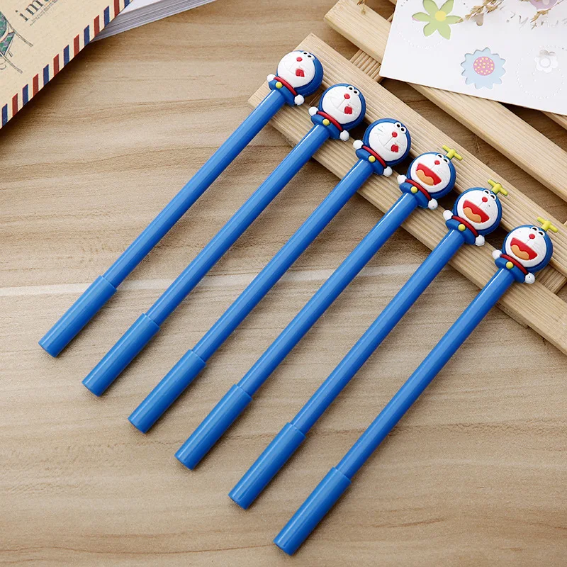 

24 Pcs Stationery Cute Facial Expression Tink Cat Students Learn Stationery Neutral Pen Office Signature kawaii school Pen