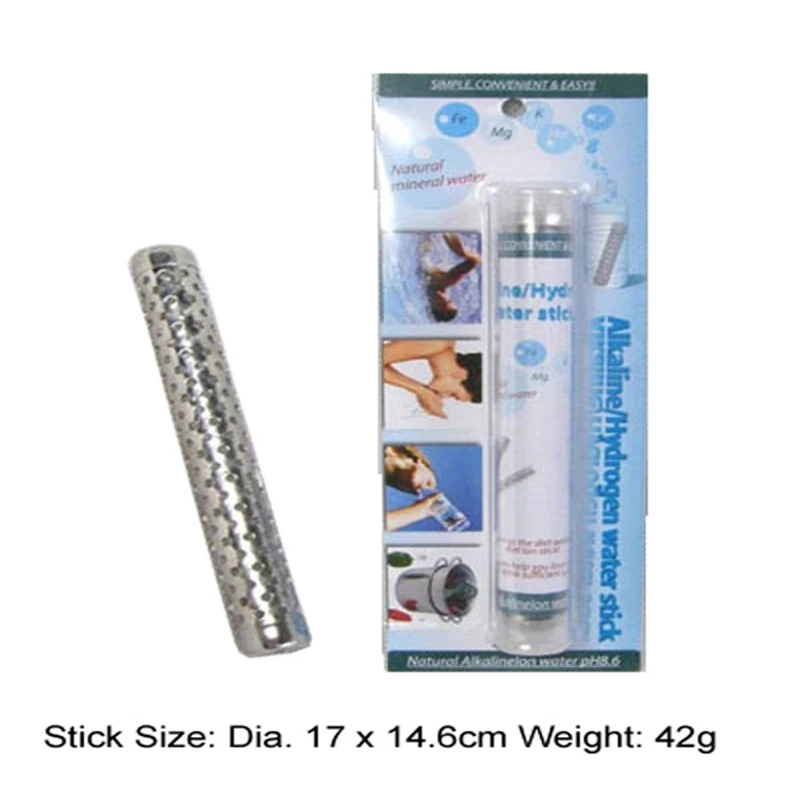 

Newest Portable Travel Stainless Steel Mini Alkaline Water Stick Health Water Purifier Magic wand Minerals Wand
