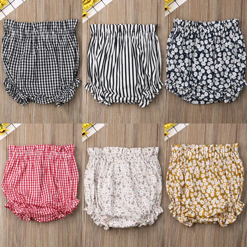 

FOCUSNORM Infant Kid Baby Boys Girls Spring Summer Clothes Bottoms Bloomer Shorts Diaper Cover Panties PP Pants 1-4Years