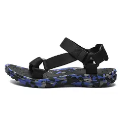 Мужские сандалии летние тапочки уличная пляжная мужская повседневная обувь камуфляж мужские прогулочные сланцы Размер 39-48