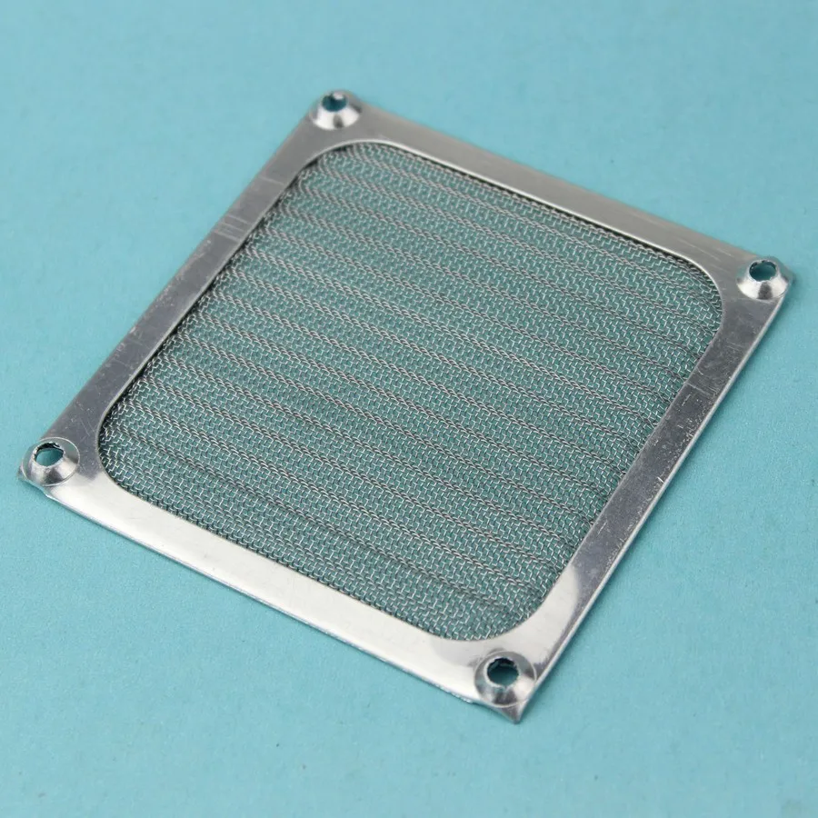 

Gdstime 5 pcs Silver Aluminum Fan Cover 80mm Thick Dustproof Dust Filter DC AC Computer Cooling Fan Strainer 8cm