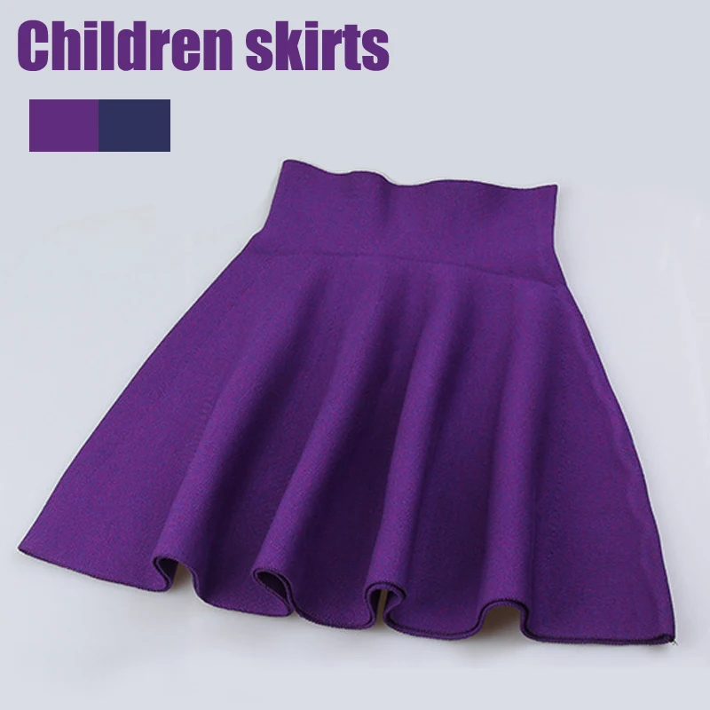 

Hot Sale Vintage Tutu Pleated Skirt New Fashion Spring Casual Pleated Midi Skirt Skater Girl Children Skirt Ball Gown