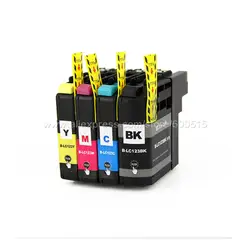 4 308pcscompatible Картридж Brother LC123 LC121 для DCP-J152W DCP-J552DW DCP-J752DW DCP-J172W