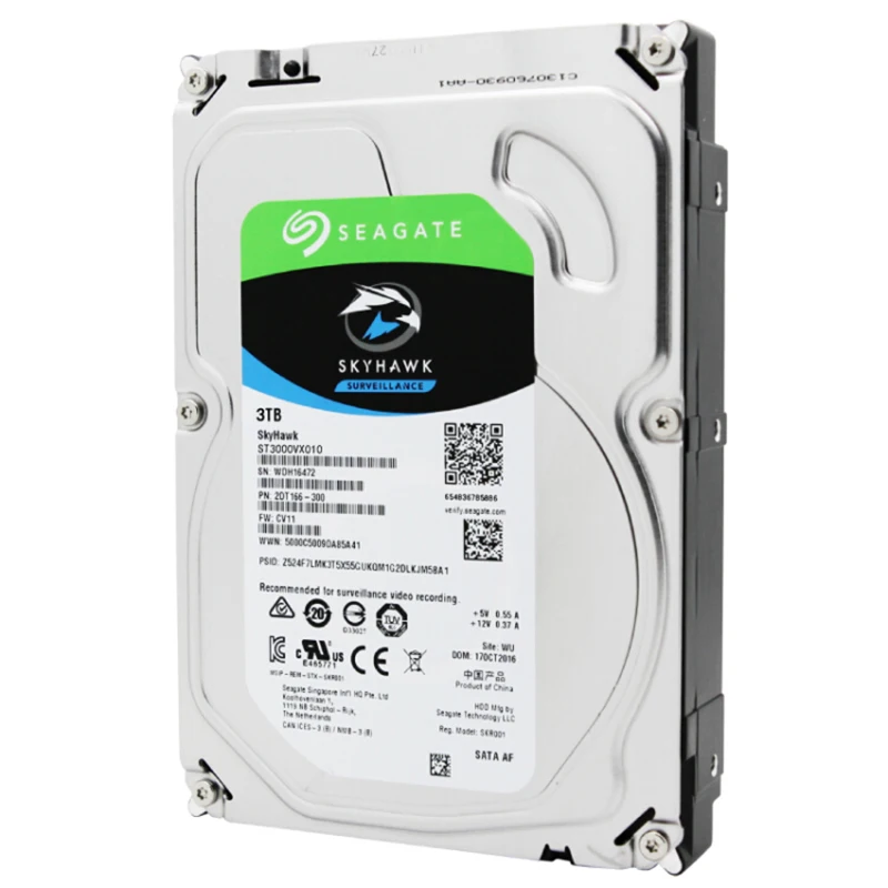  Seagate disco duro interno Skyhawk 3 TB de vigilancia de vídeo 5900 RPM disco duro de 35 