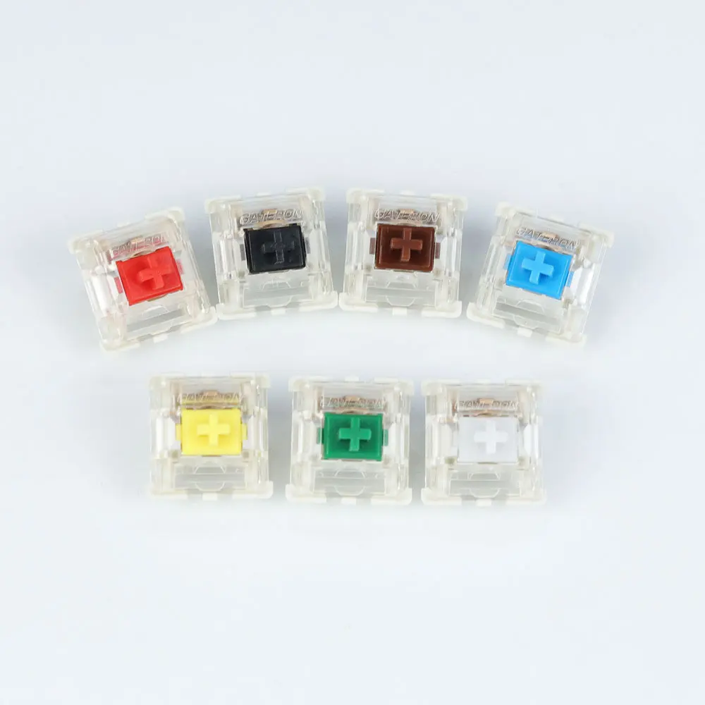 Gateron переключатели 3pin SMD СВЕТОДИОДНЫЙ Underglow светодиодный совместимый для MX механическая клавиатура прозрачная крышка белая основа