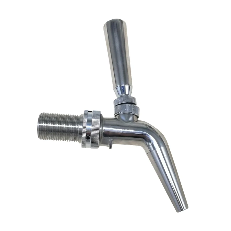 

Coffee Beer Tap Faucet Adjustable 304 Stainless Steel Convenient With Chrome Plating Beer Tap Flow Control Home Beer Tap