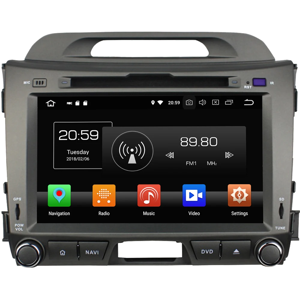 Android 8 0 4GB RAM 32GB ROM Octa Core SWC BT Car DVD Player font b