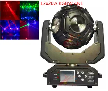 

Top-selling beam led 2Xlot 12x20W RGBW 4in1 Football Moving Head Light Great Show Effect DJ Disco Nightclub Party free shipping