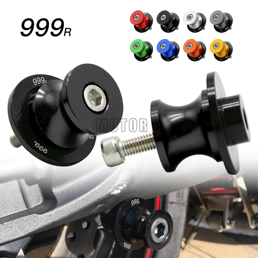 

8MM For Ducati 999/999R/999S 2005 2006 R S CNC Motorcycle Rear Swingarm Sliders Spools Stand Paddock Screws Swing Arm Protector