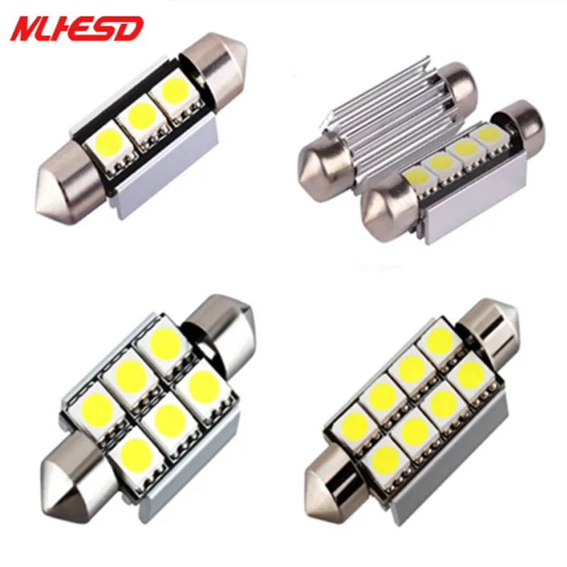 LAND ROVER 39MM 5050 3 SMD LED Festoon Dome Light Lamp Bulb