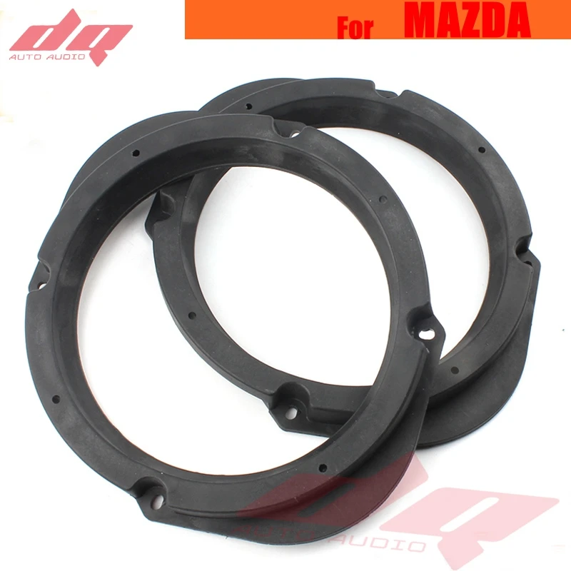 

Solid Car Speaker Spacer 6.5'' for Mazda M3 M5 M6 M8 Car Audio Horn Refit Rings Mat Mount Adapter Stereo Install Black 2 PCs