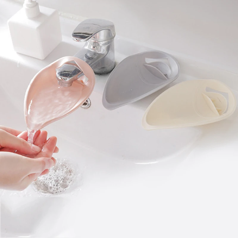 

1PC Children's faucet extension water guide gutter accessories rubber silicone bathroom kitchen long water hand washing machine