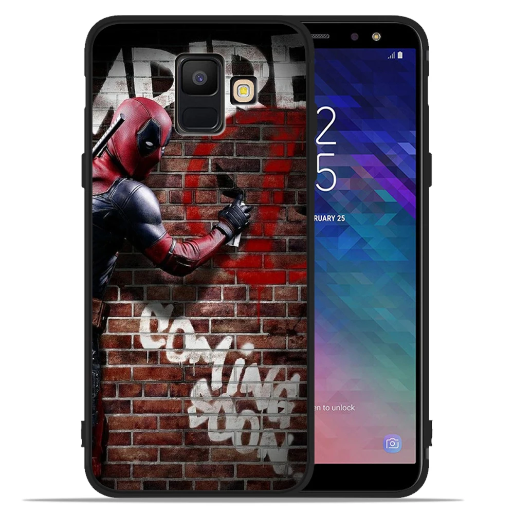 Чехол Marvel, Железный человек, яд, Дэдпул, Человек-паук, для samsung Galaxy A750 A9 A6 A7 A8 Plus A3 A5 A7, оболочка