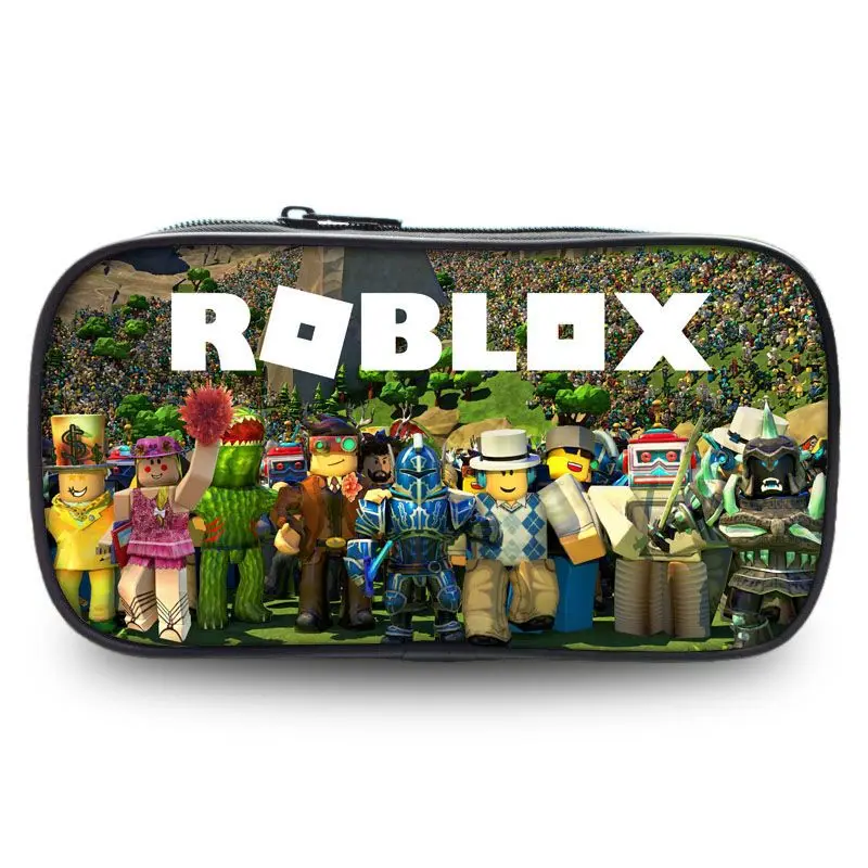 

Roblox Pen Case Kid School Stationery Pencil Bags Large Capacity Handbag Action Figures Toys Kids Gift Women's Cosmetic Handbags