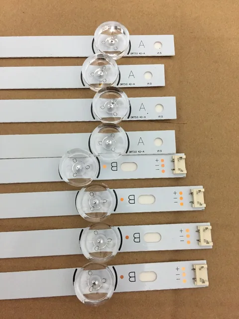 100% NEW 8 PCS(4*A,4*B) LED strips for LG INNOTEK DRT 3.0 42″-A/B Type 6916L 1709B 1710B 1957E 1956E 6916L-1956A 6916L-1957A