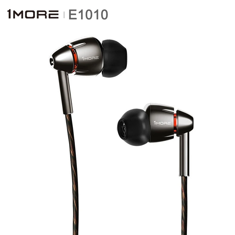 

1MORE E1010 Hi-Res 3BA+Dynamic Hybrid Drivers HiFi In-ear Earphone with MIC Line-control Compatible iOS Android earbuds