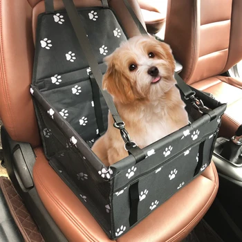 

Pet Dog Car Carrier Pad Safety Seats Bag Carry House Dog Cat Puppy Bag Waterproof Basket Safety Travelling Mesh Hanging Bags