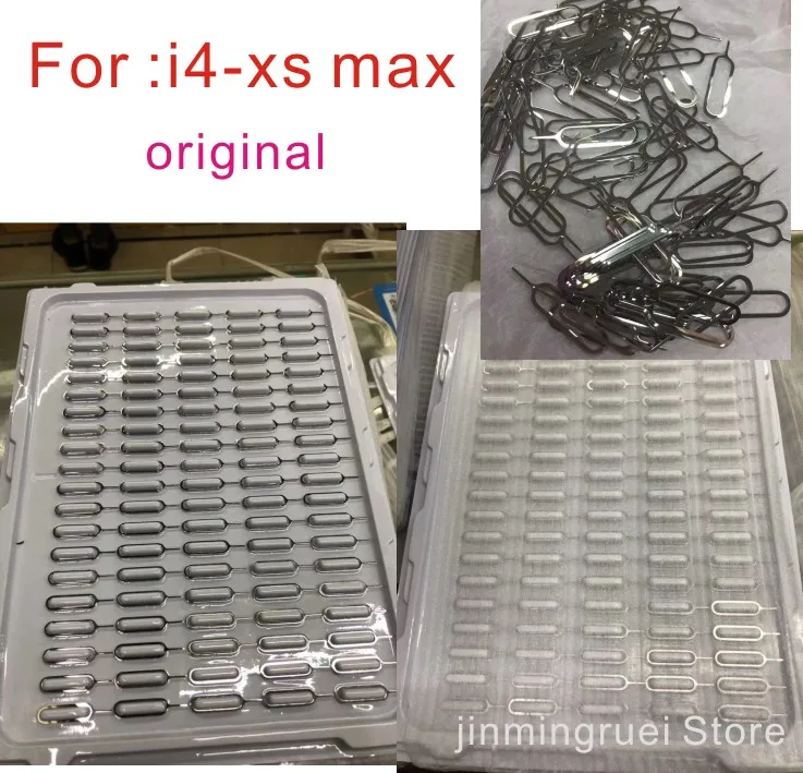 

10pcs/lot SIM Card Tray Removal Remover Eject Pin Needle Key Tool For iPhone xs xr max 7 6S 6 Plus 5 5S SE 5C 4 4S