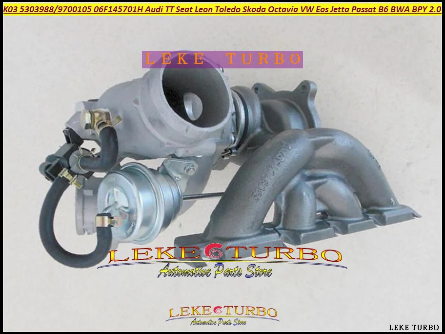 Turbo K03 53039880105 53039700105 06F145701H For Audi TT Seat Leon Toledo Skoda Octavia VW Eos Jetta Passat B6 BWA BPY 2.0 TFSI  (4)