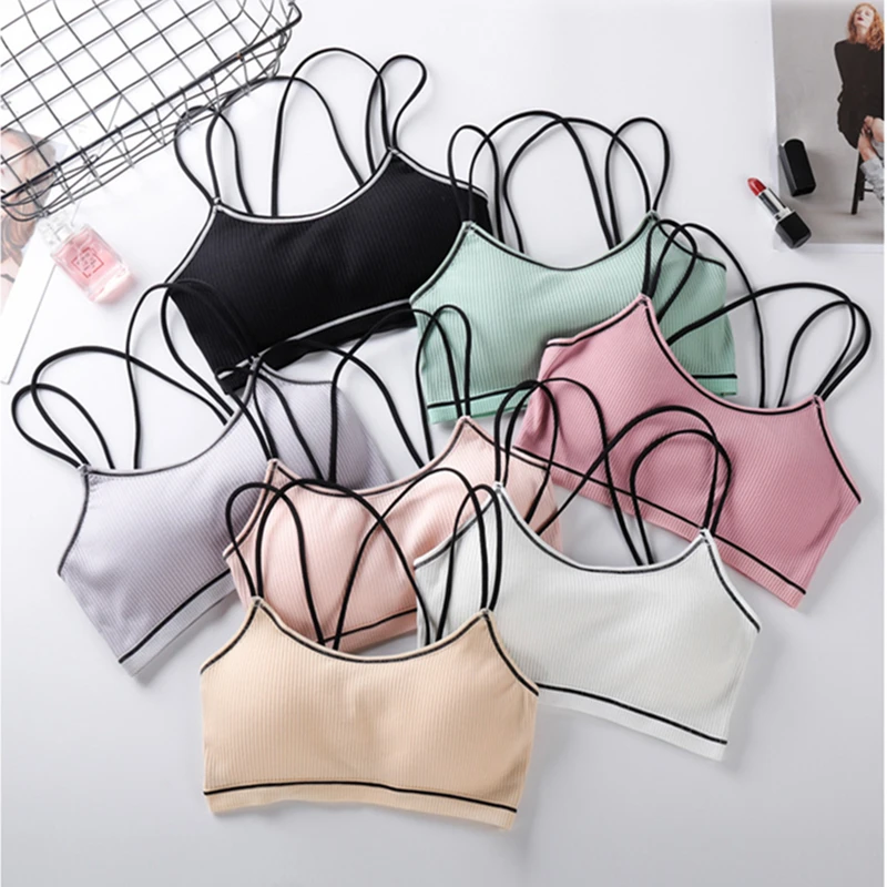 

Yoga Sports Women Tops Bra Fitness Stretch Sports Top Bra Active Cotton Bra Gym Yoga Top Wear Wire Free Sports Wear For Women