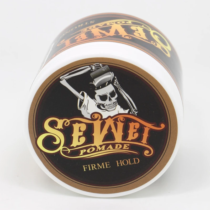 Men Hair Pomade Strong Style Restoring Pomade Hair Waxes Skeleton Cream Slicked Oil Mud Keep Men