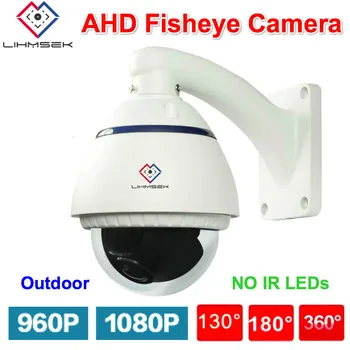 

Lihmsek External Outdoor Fisheye Camera AHD 1080P Analog CCTV Camera 360 degree Panoramic Lens HD 960P AHD Fisheye Camera secure