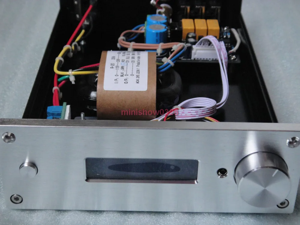 

New version PGA2310 DIP8 Stero Remote Volume Controller Preamp preamplifier with case