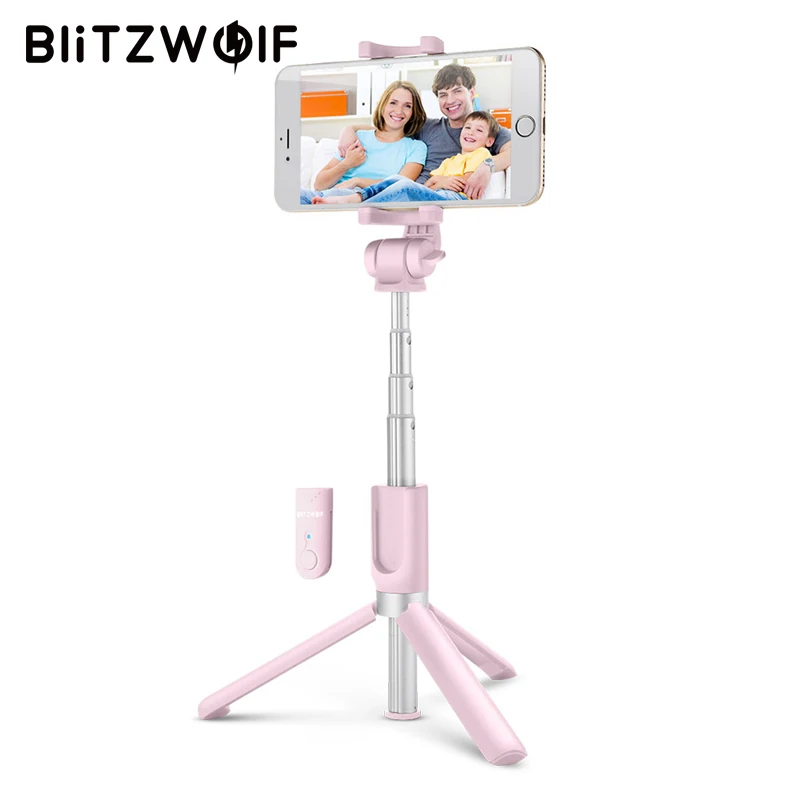 

BlitzWolf 3 in 1 bluetooth Remote Tripod Selfie Stick Extendable Monopod Universal For iPhone X 8 Plus S9 S8 For Samsung