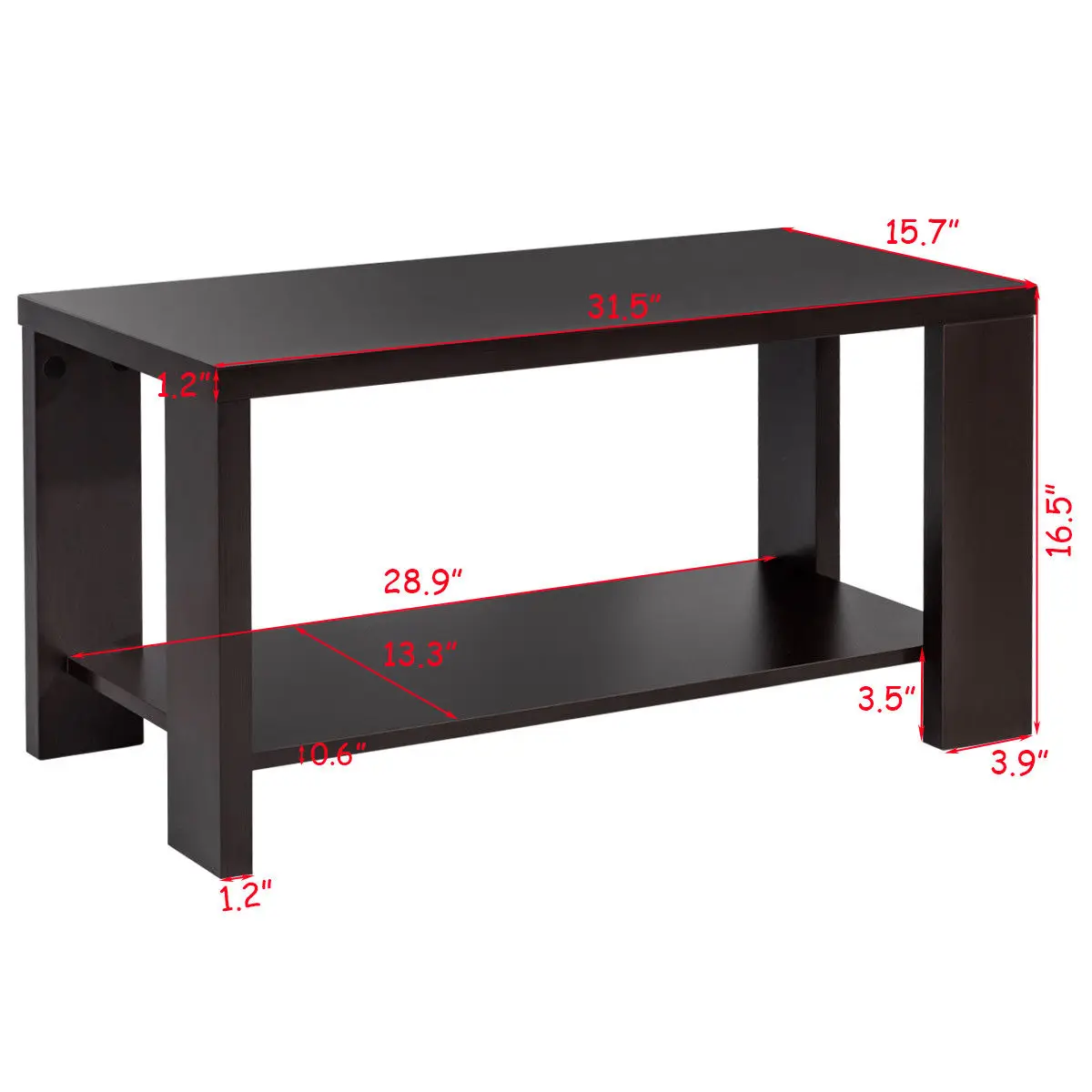 Giantex Coffee Table Rectangular Cocktail Table Wood Modern Living Room Furniture with Storage Shelf HW56758CF Giantex Coffee Table Rectangular Cocktail Table Wood Modern Living Room Furniture with Storage Shelf HW56758CF