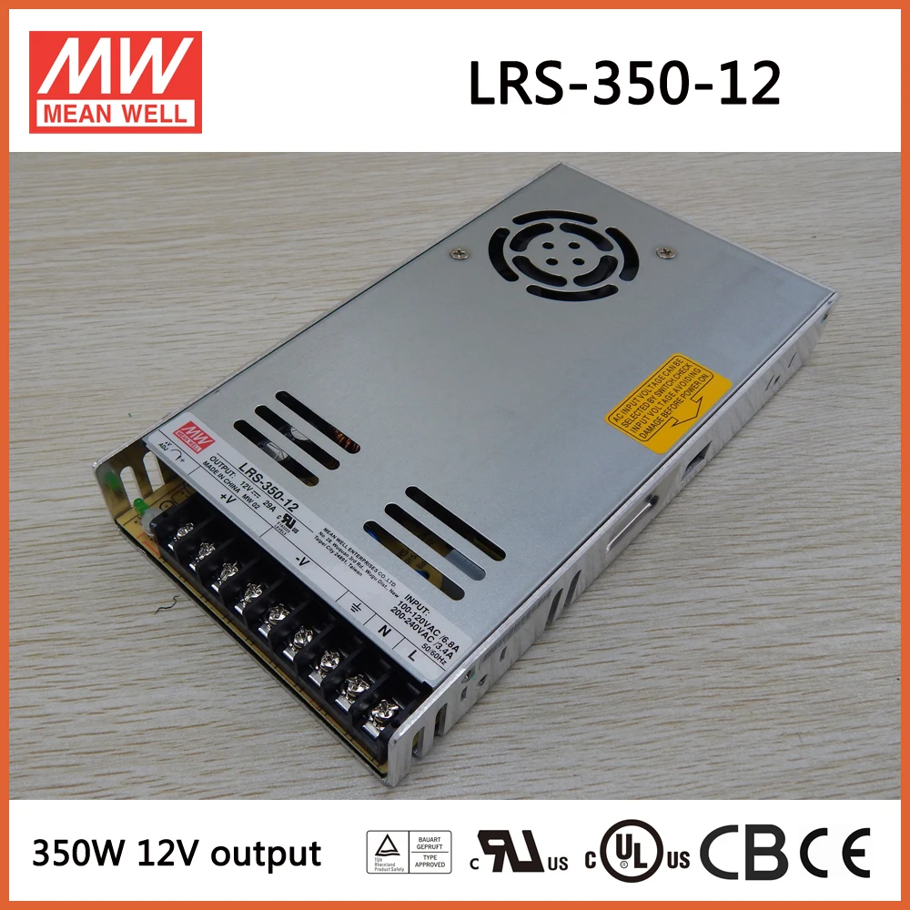 

wholesale Mean Well LRS-350-12 single output 350W 12V 29A Meanwell switching power supply