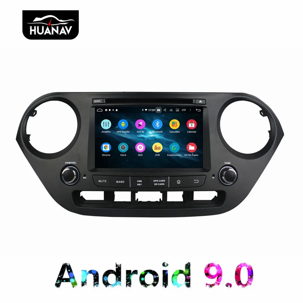 Clearance DSP Android 9.0 Car DVD Player GPS navigation For Hyundai I10 I 10 2013-2015 multimidia Car radio player auto stereo head unit 3
