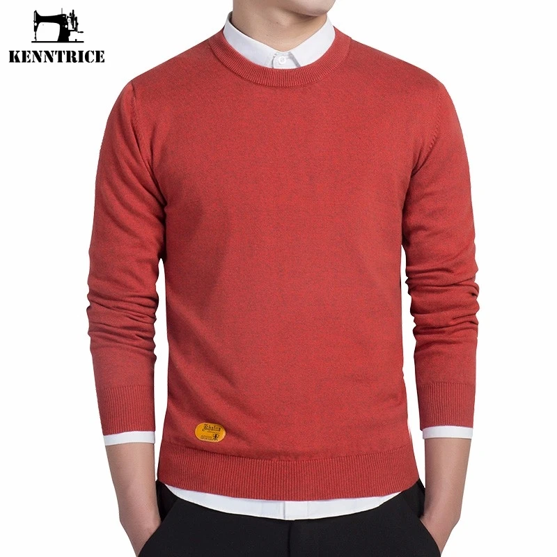 Kenntrice Casual Business Style Sweaters Men Basic Sweater Kenntrice Casual Business Style Sweaters Men Basic Sweater