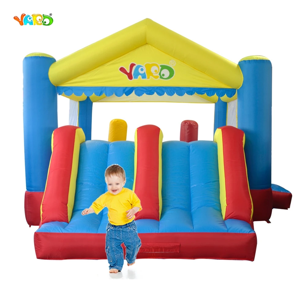 Bounce House Inflatable Toy Bouncer Dual Slide Bouncy Jumper Giant Jumping House Obstacle Combo Trampolines