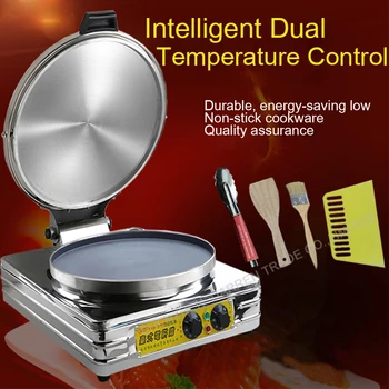 

1PC Commercial Electric Pancake Scones Naan Bread Maker Machine Winonstick Aluminum Pan diameter 37.7cm Hot