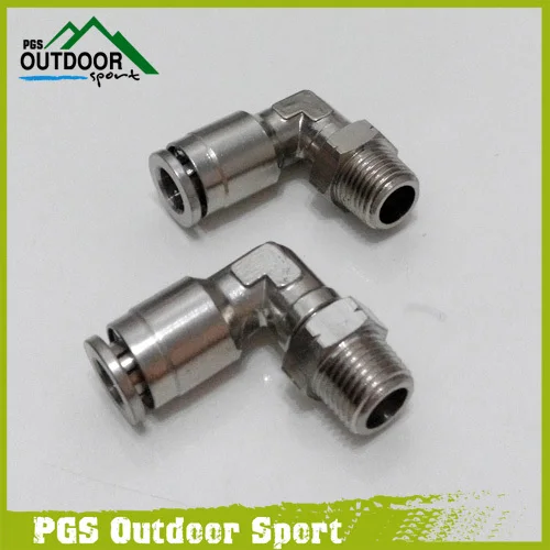 A Lot of 2 Paintball 90 Degree Swivel Elbow Macroline Macro Micro Line Fitting Free Shipping