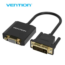 Vention dvi 24 + 1 a vga adaptador convertidor de digital a analógico conversor de audio cable para Xbox 360 PS3 Portátil TV box para proyector