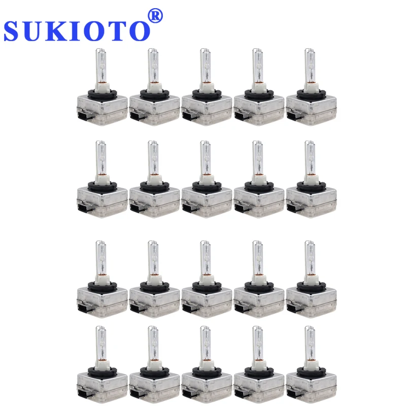 SUKIOTO 20PCS hid xenon bulbs D1S 4300K 5000K 6000K 35W D3S 8000K d1s xenon headlights AC (6)