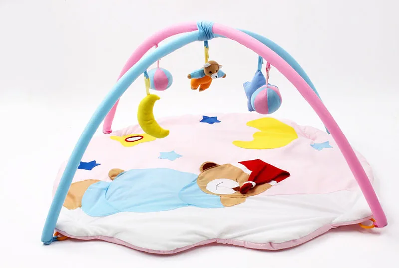 

Newborn stent fitness crawling blanket toys cotton baby play mat game blanket baby crawling mat bear plush toys