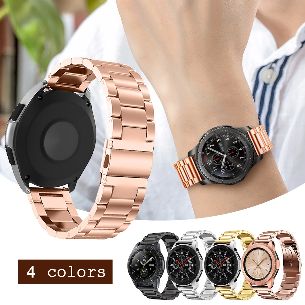 

BUMVOR stainless steeel Watchband for Samsung gear s3 wrist Smart Watch Band Link Strap Bracelet Links Watchband for iWatch