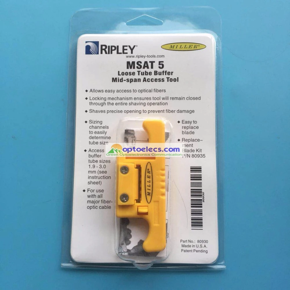 DHL 5 шт./партия Миллер MSAT-5/MSAT 5 Средний промежуток инструмент доступа P/N 80930 свободные ножницы для буферной трубки кабеля 0,9 мм до 3,0 мм волокно