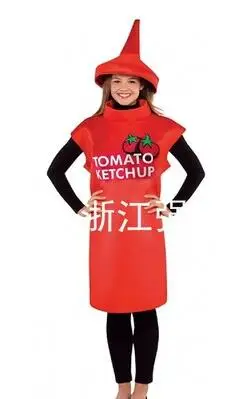 Funny Hamburger Fruits Costume Carnival Party Role Play Halloween Cosplay Cute Stale Banana Costumes Adult Cake Jumpsuit - Цвет: Фиолетовый