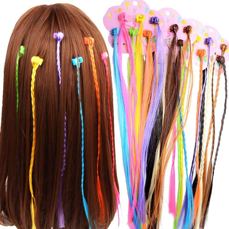 6Pcs Small Claw Clip Color Wig Twist Braid DIY Hair Accessories Curls Straight Hair YJS Dropship